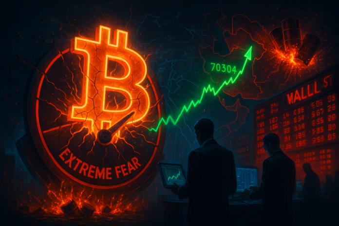 Bitcoin Hits $70K as War Fear Grips Markets — Why Smart Money Is Buying the Panic