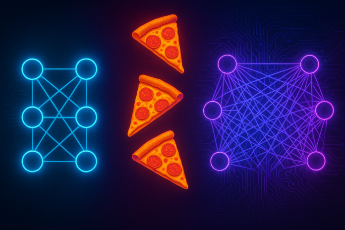 Machine learning vs deep learning comparison with neural networks