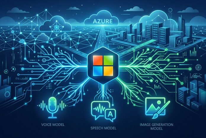 Microsoft AI models with Azure cloud infrastructure