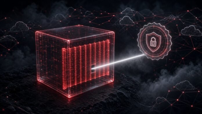AIR: Crafted Certificate Slips Past Vercel Sandbox Allowlist Forged certificate slipping through a glowing sandbox firewall gate