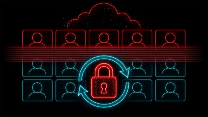 Bullhorn Cyberattack Takes Staffing Platform Offline | TSN Illustration of blank profile cards behind a lowered shutter with a padlock and rotation arrows.