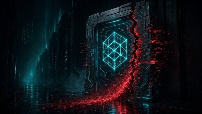 Ivanti Connect Secure Zero-Day Exploited, CISA Sets 16 Oct Circuit gateway arch cracked with red light as a spoofed key slips through