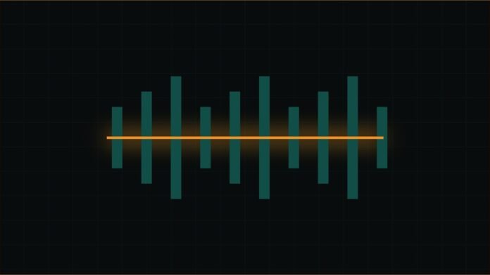Illustration of teal vertical bars threaded by one glowing amber horizontal line.