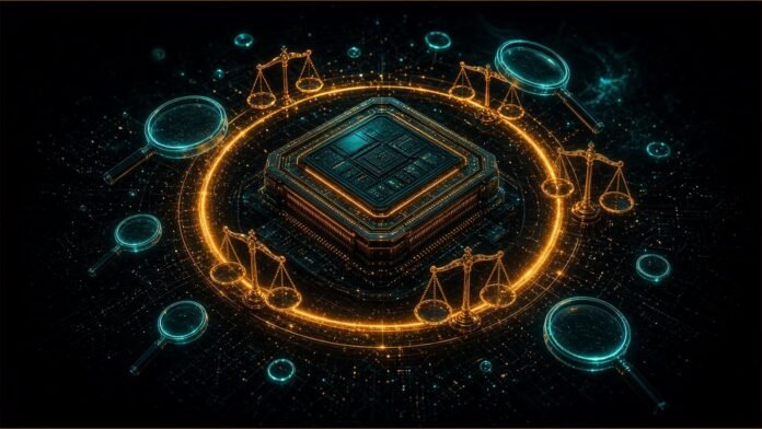 NVIDIA Joins EC AI in Science Enablers Initiative Constellation of research nodes feeding into a glowing accelerated science lattice