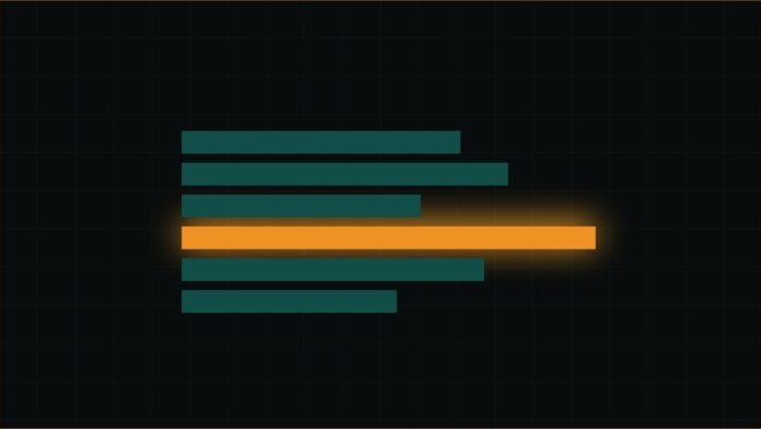 UK Budget to Consult on Cyber Breach Liability | TSN Illustration of stacked teal horizontal bars with one longer glowing amber bar.